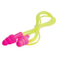 ERB-04C Pink Reusable Corded Triple Flanged Earplugs